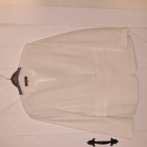 Cream Color Blazer Size 14